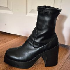 Platform Heel Boots
