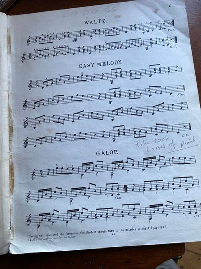 1948 Ellis's Guitar notes