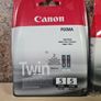 Canon Pixma 5 printer ink PGI-5BK black x 3 cartridges Image 2