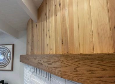 Cedar, larch and Douglas fir cladding
