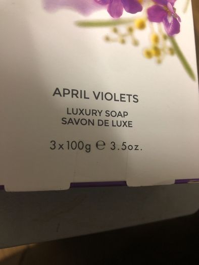 April violets soap