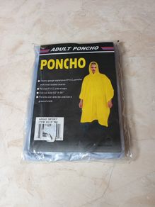 Heavy Gauge Waterprof  P.V.C Poncho With Heat Sealed Seams.  B.N.W.T.