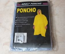 Heavy Gauge Waterprof  P.V.C Poncho With Heat Sealed Seams.  B.N.W.T.