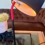 Scandi Modern Ikea LEDET Black Red Adjustable Gooseneck Table Lamp Image 9