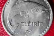Ireland 1966 Florin Unc coin