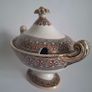 Rare 1860s Victorian Ironstone Sauce Tureen & Lid Image 2