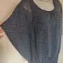 Adler navy stars pattern top size UK16 EU44 Postage included Image 2