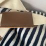 New business and pleasure Lauren's navy stripe beach blanket Image 8