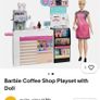 Barbie Coffee Shop Bundle 3 Dolls  Table & Chairs Image 5