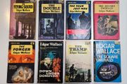 Edgar Wallace Books x 8 - Vintage Crime Thriller Books - Vintage Paperback Books