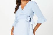 Coast baby blue dress for wedding