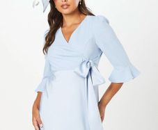 Coast baby blue dress for wedding