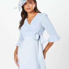 Coast baby blue dress for wedding