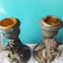 Two Churub Candlesticks Image 3