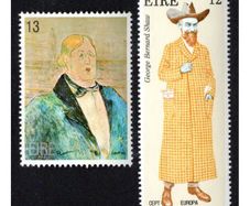 1980 Ireland Europa Personalities) (George Bernard Shaw & Oscar Wilde) Commemorative Stamps Mint Never Hinged (MNH)