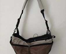 Cote and Ciel reversible mesh sling bag
