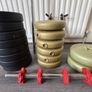 York Weights & Barbell Set - Plates, Bar & Clips Included Image 5