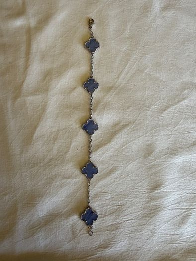 Clover agate stone bracelet