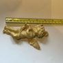 Vintage wall-mounted resin figurine of a cherub playing a trumpet Image 5