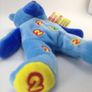 3x Vintage Message Bears Plush Teddy Bear Lot of 3 Numbers 8 1 2 New with Tags:AVAILABLE FOR COLLECTION Image 3