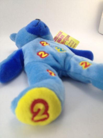 3x Vintage Message Bears Plush Teddy Bear Lot of 3 Numbers 8 1 2 New with Tags:AVAILABLE FOR COLLECTION