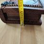 wooden wood book case storage case gift present box embossed Don Quixote Image 8