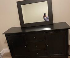 Sideboard and mirror