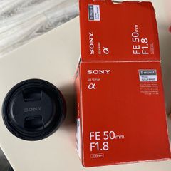 Sony FE 50mm 1.8 full frame lens