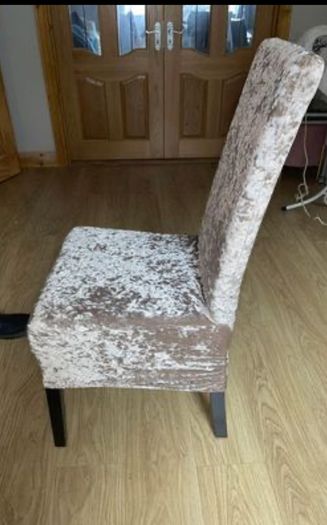 Grey and white large chair covers 10 euro each