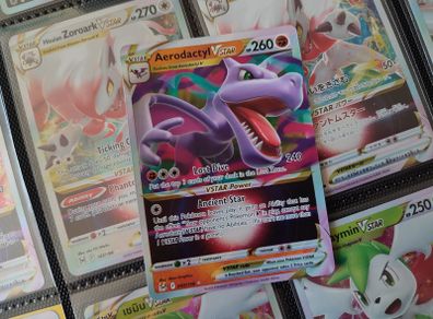 Aerodactyl VSTAR ! Ultra Rare ! From Lost Origin Set ! 2022 ! Pokemon Card !