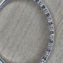 Authentic Pandora Sterling Silver Sparkling Geometric Marquise Bangle Bracelet with Box Image 3