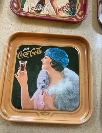 Coca Cola Metal Coasters 1977 New