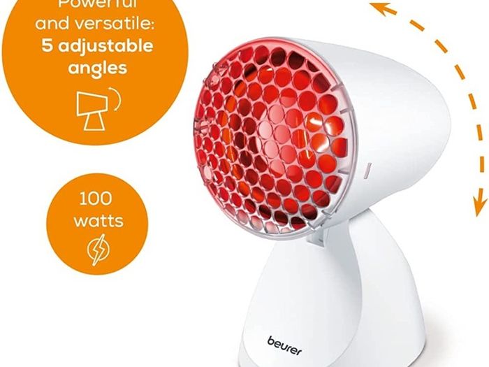 Infrared Heat Lamp | Warm, soothing infrared light | Helps ease muscle aches and joint stiffness | Speed recovery from the common cold | Improve complexion | With 5 angles of inclination (FREE POSTAGE)