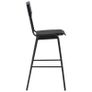 Bar Chairs 6 pcs Black Solid Plywood Steel Image 4