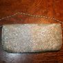 Evening silver clutch bag Image 2