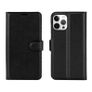 For iPhone 12 Pro Max Wallet Case Cover Flip Book PU Leather Holder Card Slots Black - FHT09IPK1 Image 5