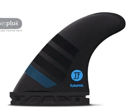 Futures Small John John Florence Alpha Carbon Thruster Surfboard Fin - Black Blue