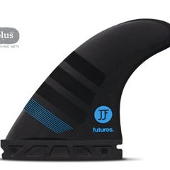 Futures Small John John Florence Alpha Carbon Thruster Surfboard Fin - Black Blue