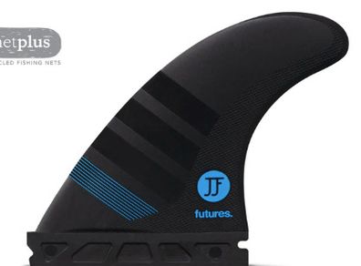 Futures Small John John Florence Alpha Carbon Thruster Surfboard Fin - Black Blue