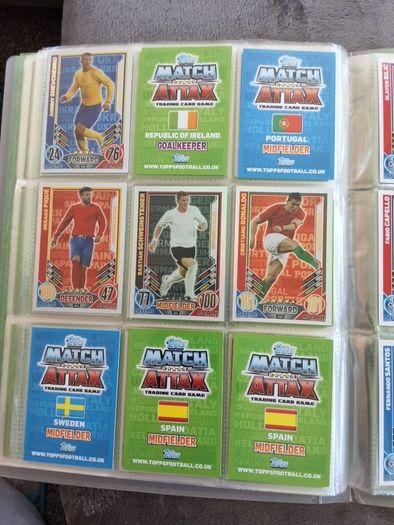 Match attax euro 2012 cards