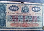 British Linen Bank Five Pound Note. Dated 6th June 1956.