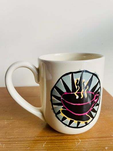 Official 1996 Friends Warner Bros Mug Vintage 90s Collectible
