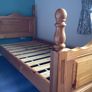 Solid pine single bed Image 3