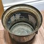 Brass Planter Pot Vintage Lion Rings Handcrafted Antique Metal Jardiniere Collectable Retro Image 10