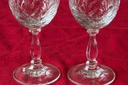 Set of 2 Vintage Royal Albert German Lead Crystal Claret Glasses