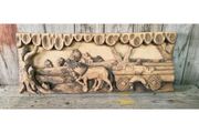 Carved Wooden Wall Plaque KAS1398