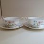Richmond Bone China Soup Coupes & Saucers Set 'Wild Anemone' Image 2