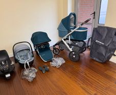 Uppababy Vista Finn V2 maxi cosy car seat with isofix rotating