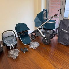 Uppababy Vista Finn V2 maxi cosy car seat with isofix rotating