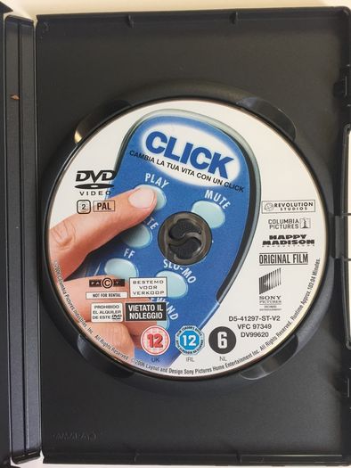 Click [2006] Adam Sandler, Kate Beckinsale & Christopher Walken [Movie DVD]